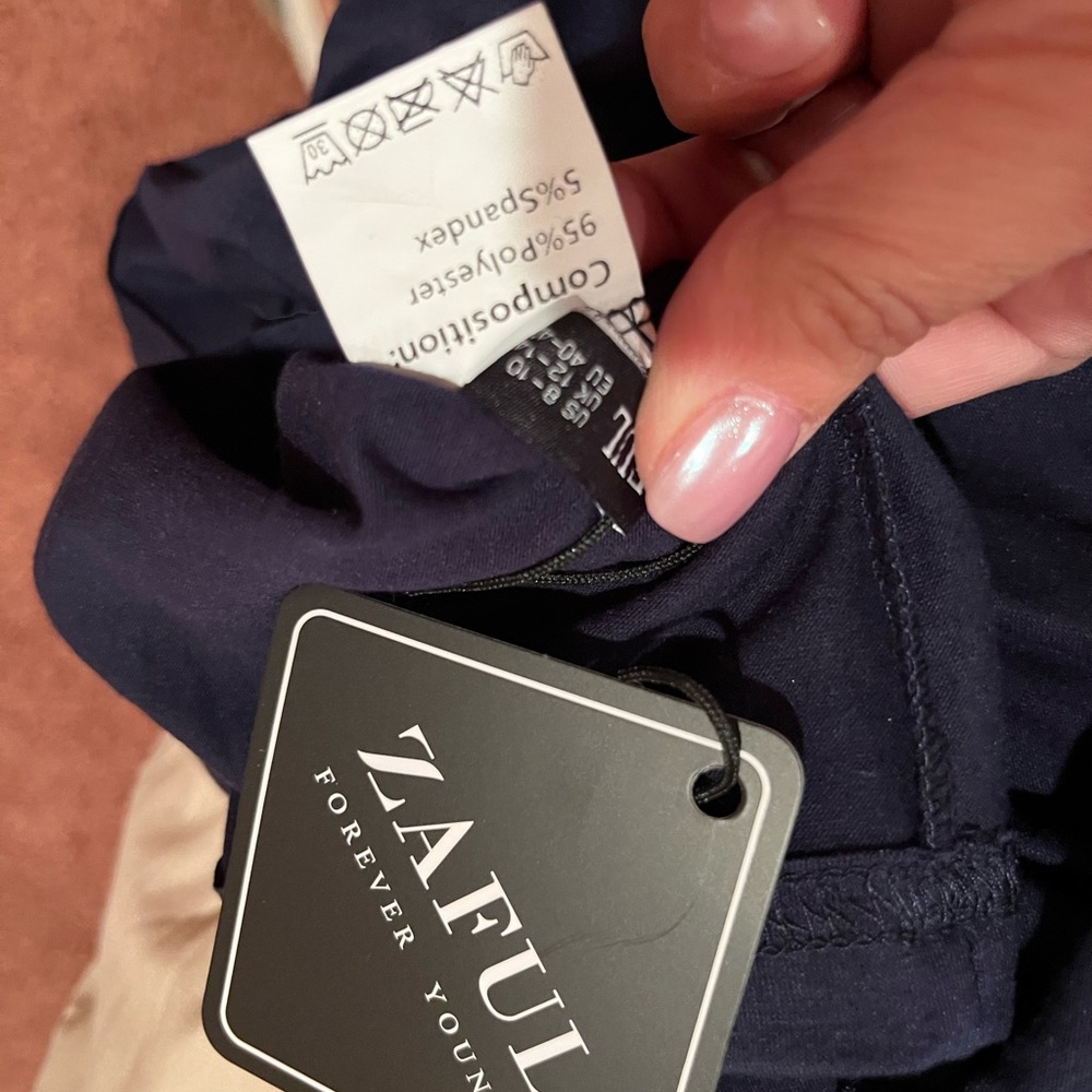 Zaful Deep Blue Apparel